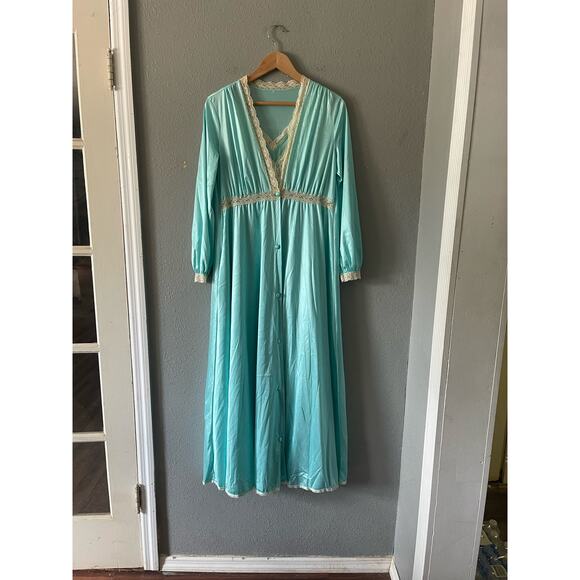 Vintage Miss Elaine 2pc Nightgown - Picture 6 of 12
